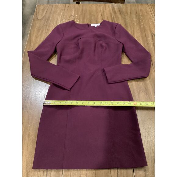 Revolve Likely Keller Long Sleeve Mini Dress bodycon cut out in Purple Plum sz 4 - Picture 5 of 15